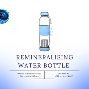 Remineralizing Glass Water Bottle