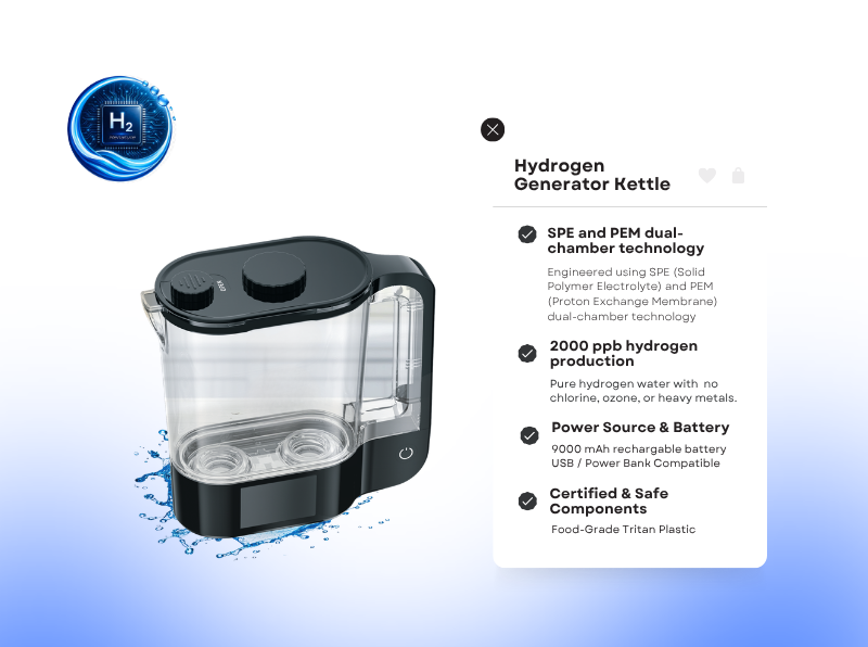hydrogen kettle back